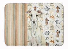 Load image into Gallery viewer, White Whippet Coffee Bar Memory Foam Kitchen Mat