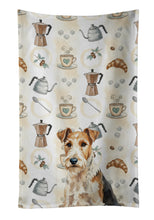 Load image into Gallery viewer, Wire Fox Terrier Coffee Bar Kitchen Towel