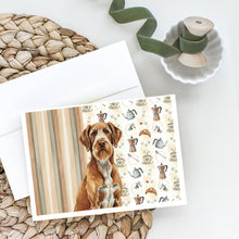 Load image into Gallery viewer, Wirehaired Pointing Griffon Coffee Bar Greeting Cards Pack of 8
