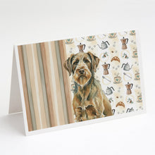 Load image into Gallery viewer, Chestnut Wirehaired Pointing Griffon Coffee Bar Greeting Cards Pack of 8