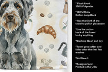 Load image into Gallery viewer, Steel Gray Wirehaired Pointing Griffon Coffee Bar Kitchen Towel