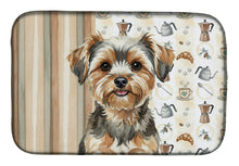 Load image into Gallery viewer, Yorkiepoo Coffee Bar Dish Drying Mat