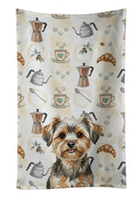 Load image into Gallery viewer, Yorkiepoo Coffee Bar Kitchen Towel