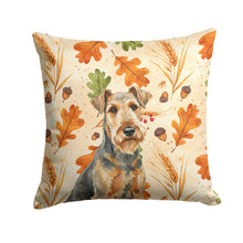 Load image into Gallery viewer, Grizzle Airedale Terrier Heirloom Fall Throw Pillow
