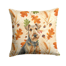 Load image into Gallery viewer, Grizzle Airedale Terrier Heirloom Fall Throw Pillow