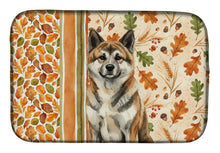 Load image into Gallery viewer, Brindle Akita Heirloom Fall Dish Drying Mat