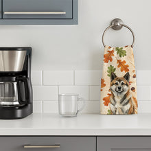 Load image into Gallery viewer, Brindle Akita Heirloom Fall Kitchen Towel