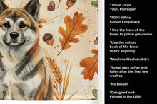 Load image into Gallery viewer, Brindle Akita Heirloom Fall Kitchen Towel