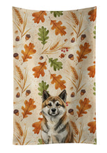 Load image into Gallery viewer, Brindle Akita Heirloom Fall Kitchen Towel