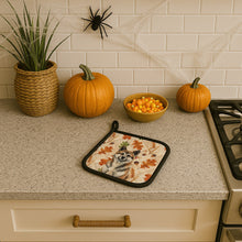 Load image into Gallery viewer, Brindle Akita Heirloom Fall Pair of Pot Holders