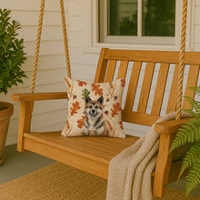 Load image into Gallery viewer, Brindle Akita Heirloom Fall Throw Pillow