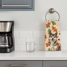 Load image into Gallery viewer, Sesame Akita Heirloom Fall Kitchen Towel