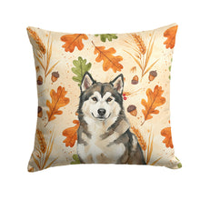 Load image into Gallery viewer, Sable and White Alaskan Malamute Heirloom Fall Throw Pillow