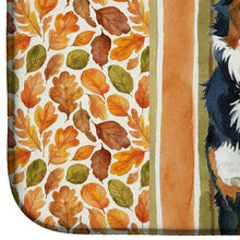 Load image into Gallery viewer, Black Tri American Shepherd Heirloom Fall Dish Drying Mat