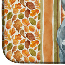 Load image into Gallery viewer, Blue American Staffordshire Terrier Heirloom Fall Dish Drying Mat