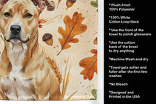 Load image into Gallery viewer, Fawn American Staffordshire Terrier Heirloom Fall Kitchen Towel