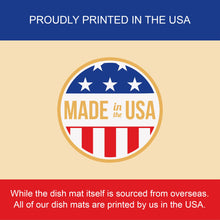 Load image into Gallery viewer, White American Staffordshire Terrier Heirloom Fall Dish Drying Mat