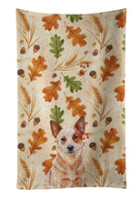 Load image into Gallery viewer, Red Heeler Australian Cattle Dog Heirloom Fall Kitchen Towel