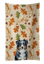 Load image into Gallery viewer, Black Australian Shepherd Heirloom Fall Kitchen Towel