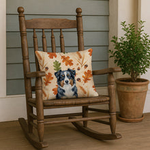 Load image into Gallery viewer, Black Australian Shepherd Heirloom Fall Throw Pillow