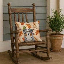 Load image into Gallery viewer, Blue Merle Australian Shepherd Heirloom Fall Throw Pillow