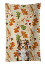 Load image into Gallery viewer, Red Merle Australian Shepherd Heirloom Fall Kitchen Towel