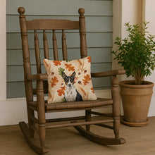 Load image into Gallery viewer, Black and White Basenji Heirloom Fall Throw Pillow
