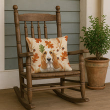 Load image into Gallery viewer, Lemon and White Basset Hound Heirloom Fall Throw Pillow