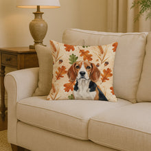 Load image into Gallery viewer, Beagle Heirloom Fall Throw Pillow