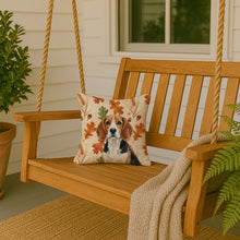Load image into Gallery viewer, Beagle Heirloom Fall Throw Pillow