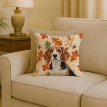 Load image into Gallery viewer, Beagle Heirloom Fall Throw Pillow