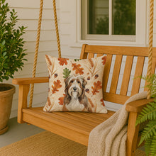 Load image into Gallery viewer, Brown Bearded Collie Heirloom Fall Throw Pillow