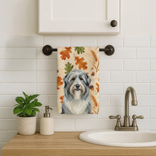 Load image into Gallery viewer, Bearded Collie Heirloom Fall Kitchen Towel