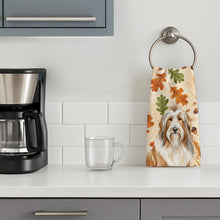 Load image into Gallery viewer, Fawn Bearded Collie Heirloom Fall Kitchen Towel