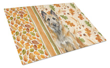 Load image into Gallery viewer, Belgian Laekenois Heirloom Fall Glass Cutting Board