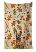 Load image into Gallery viewer, Mahogany Belgian Malinois Heirloom Fall Kitchen Towel
