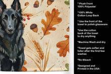 Load image into Gallery viewer, Belgian Sheepdog Groenendael Heirloom Fall Kitchen Towel