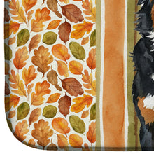 Load image into Gallery viewer, Bernese Mountain Dog Heirloom Fall Dish Drying Mat