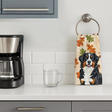Load image into Gallery viewer, Bernese Mountain Dog Heirloom Fall Kitchen Towel