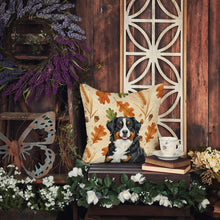 Load image into Gallery viewer, Bernese Mountain Dog Heirloom Fall Throw Pillow
