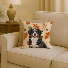 Load image into Gallery viewer, Bernese Mountain Dog Heirloom Fall Throw Pillow