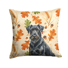 Load image into Gallery viewer, Black Russian Terrier Heirloom Fall Throw Pillow