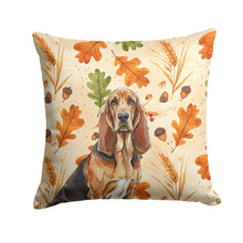 Load image into Gallery viewer, Liver and Tan Bloodhound Heirloom Fall Throw Pillow