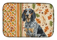 Load image into Gallery viewer, Bluetick Coonhound Heirloom Fall Dish Drying Mat
