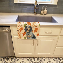 Load image into Gallery viewer, Bluetick Coonhound Heirloom Fall Kitchen Towel