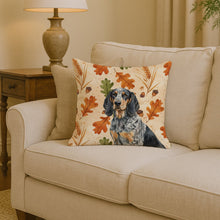 Load image into Gallery viewer, Bluetick Coonhound Heirloom Fall Throw Pillow