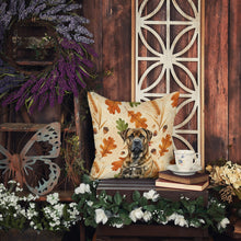Load image into Gallery viewer, Brindle Boerboel Heirloom Fall Throw Pillow