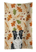 Load image into Gallery viewer, Blue Merle Border Collie Heirloom Fall Kitchen Towel
