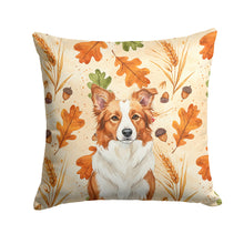 Load image into Gallery viewer, Red and White Border Collie Heirloom Fall Throw Pillow