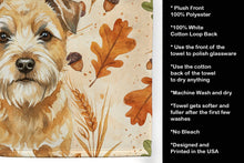 Load image into Gallery viewer, Wheaten Border Terrier Heirloom Fall Kitchen Towel